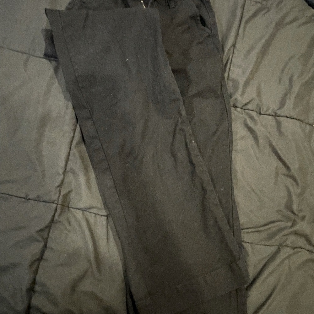 Black straight leg pants size 0